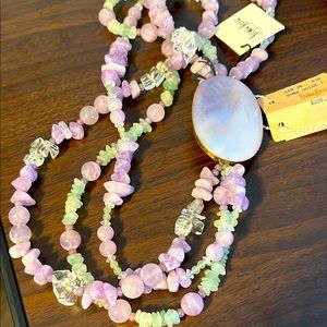 Gorgeous vintage amethyst and jade necklace from Neiman Marcus